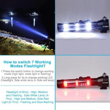 GYS-FT001 Multifunctional Solar Torch Flashlight