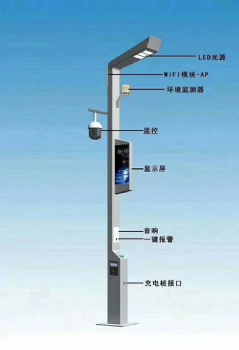 Intelligent street lamp and Pole