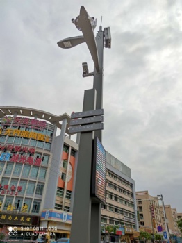 Intelligent street lamp and Pole