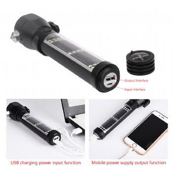 GYS-FT001 Multifunctional Solar Torch Flashlight