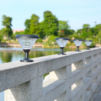 GYS-PWW-01S Solar Water Wave Pillar Lamp